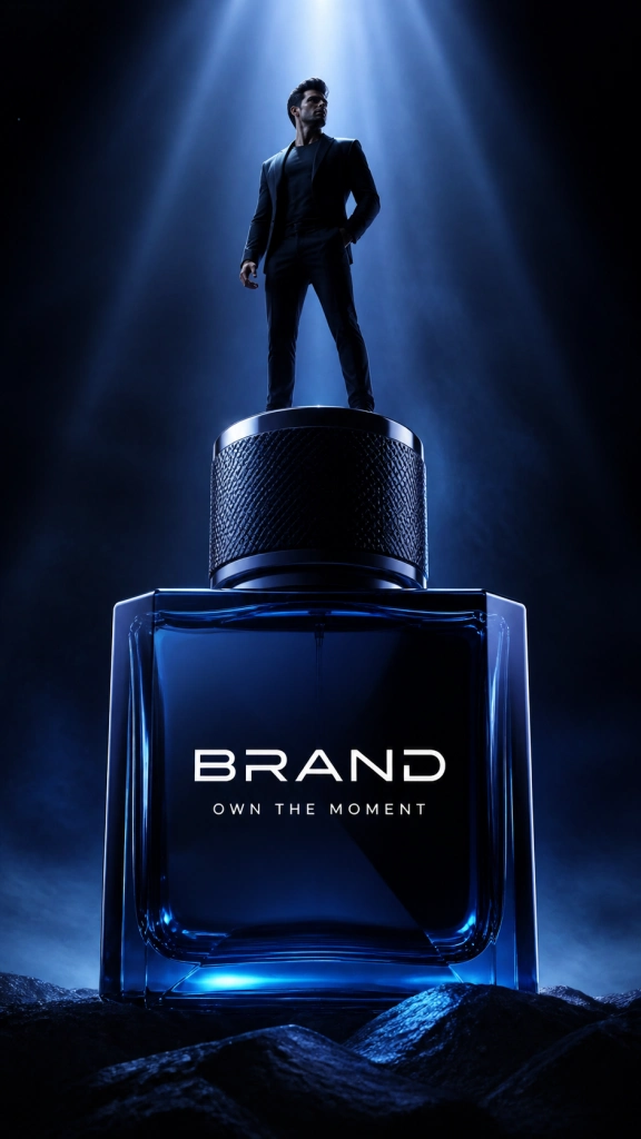 Giant brand-product hero ad