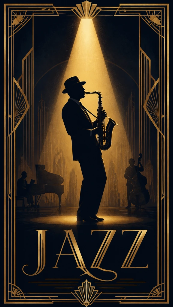 Jazz concert poster