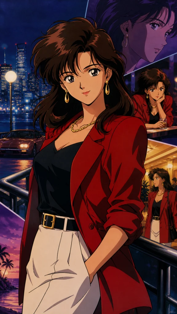 90s anime poster