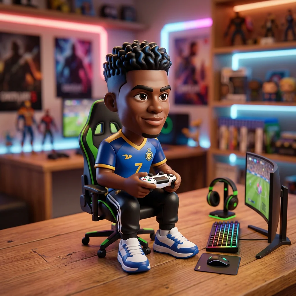 Football star collectible figurine
