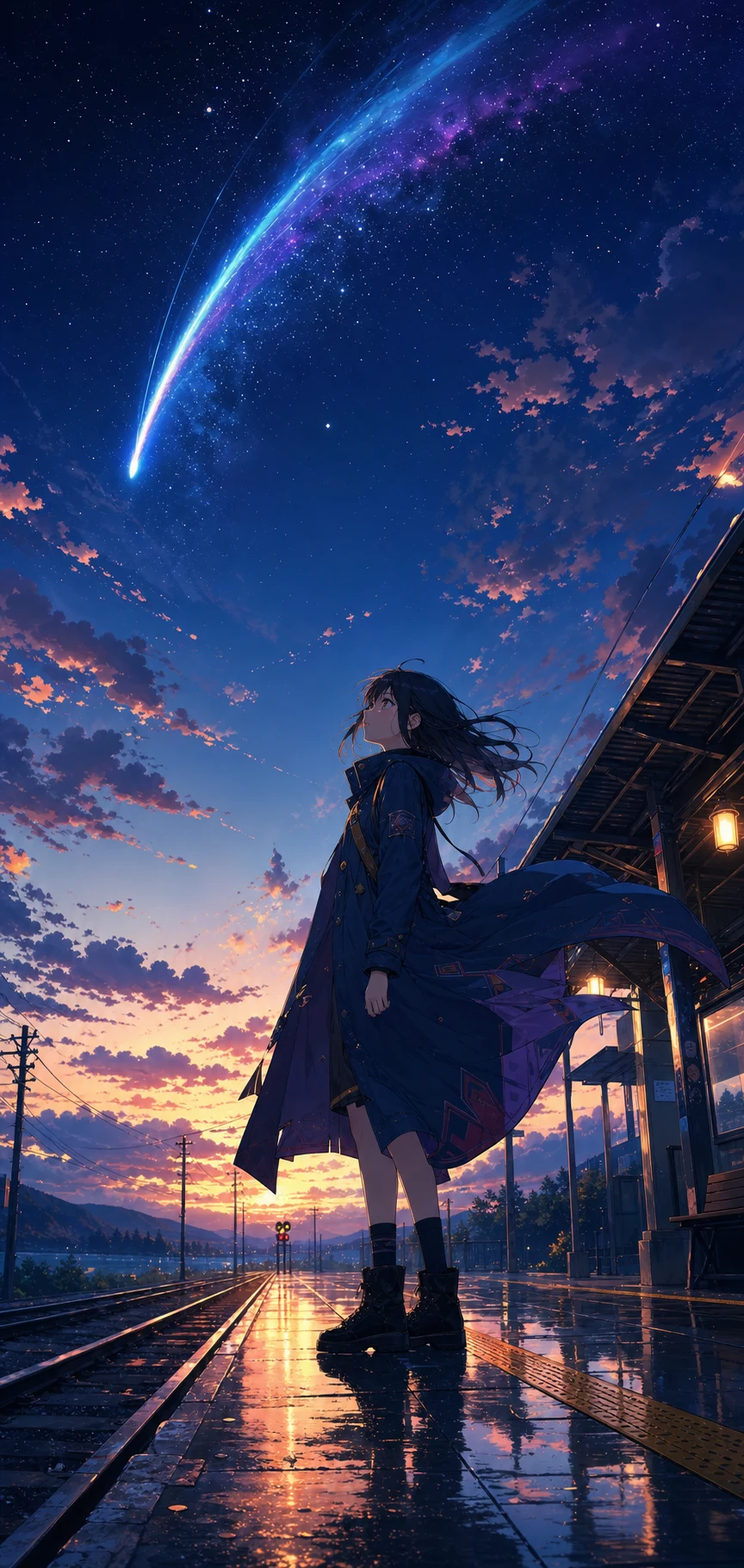 Original cinematic anime movie poster