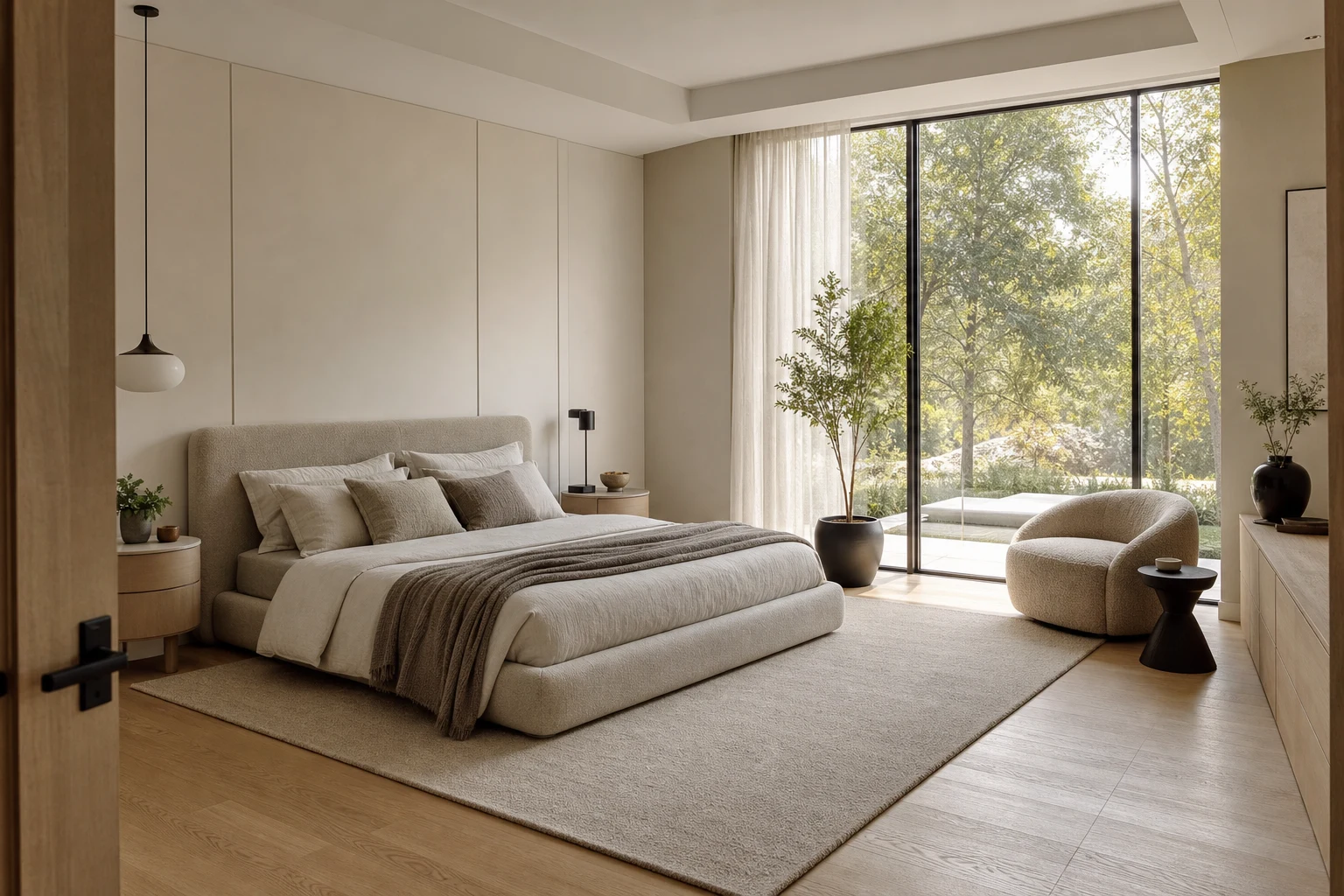 Modern bedroom interior design