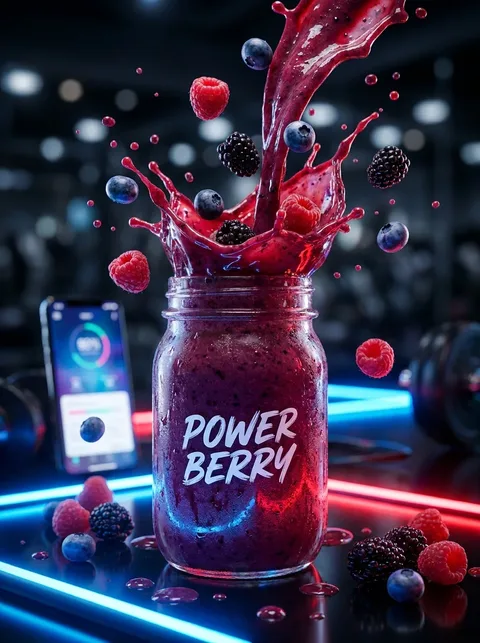 Power Berry smoothie splash