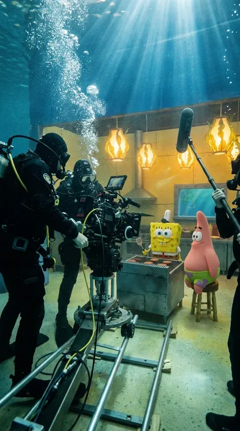 Underwater film-production still
