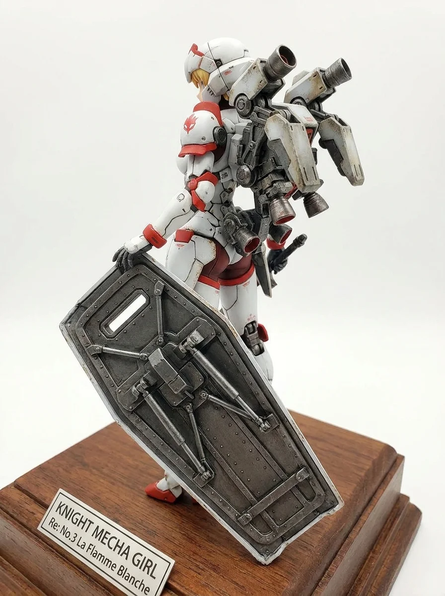 Knight mecha girl figure