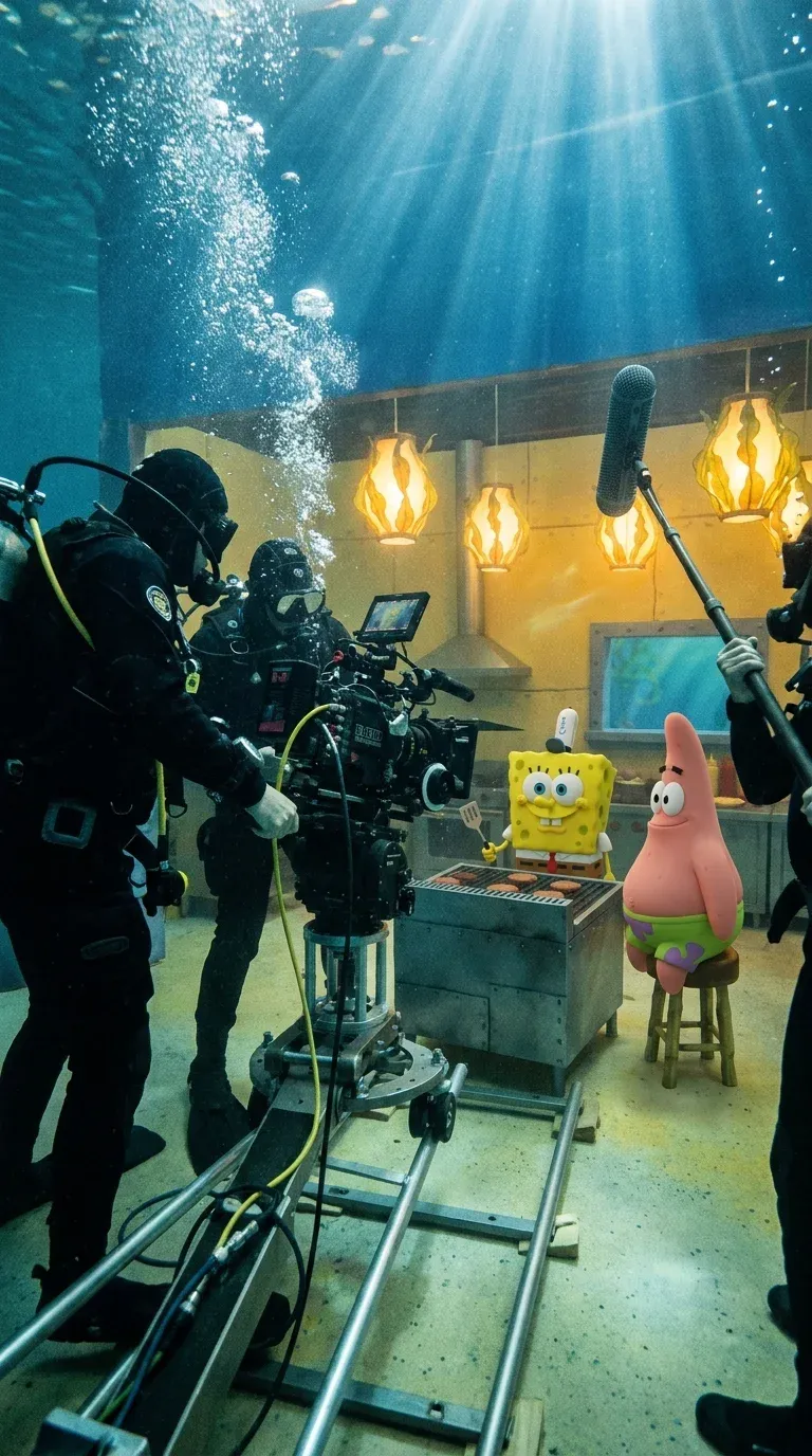 Underwater film-production still